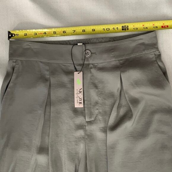 Nic + Zoe Soft Drape Wide-Leg Pant In Tarragon NWT size 10 - Picture 6 of 9